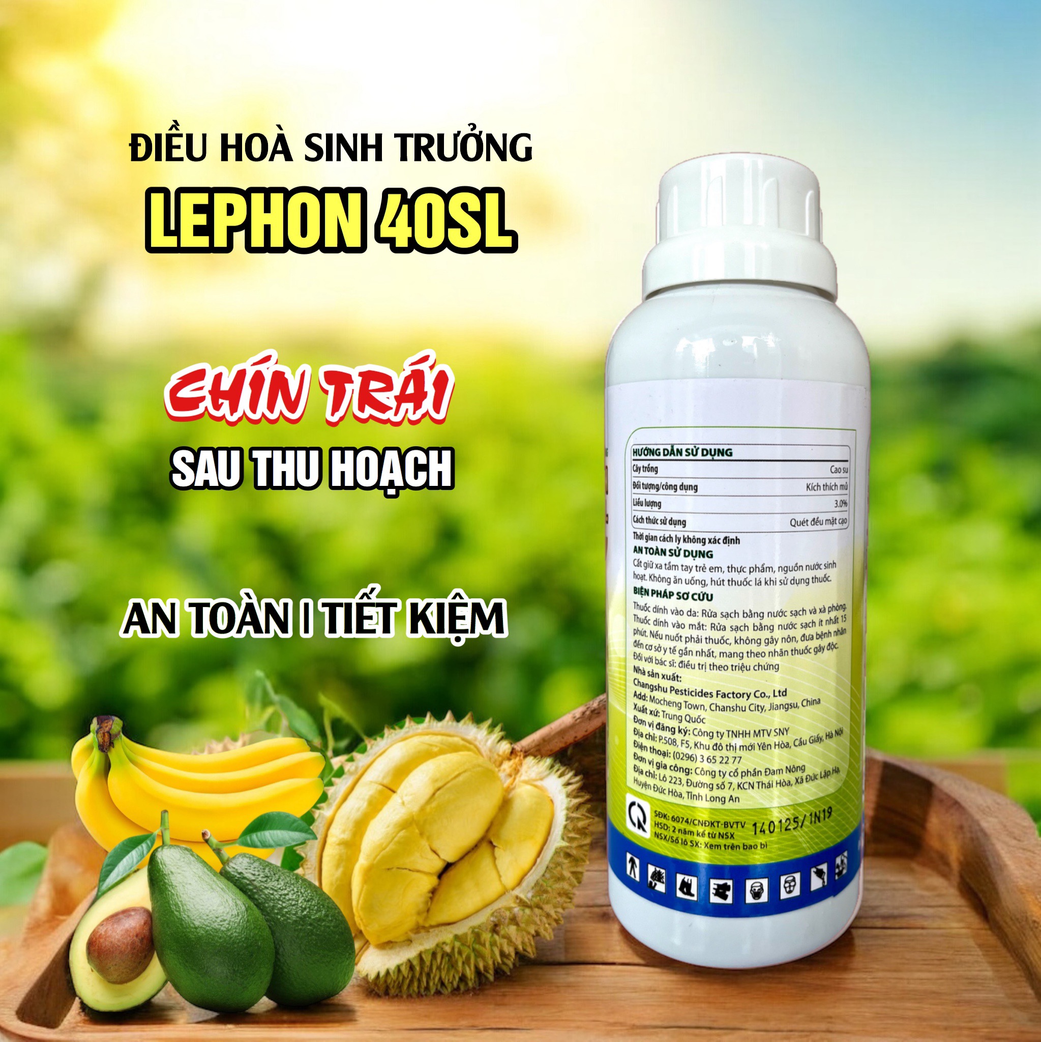 Thuốc điều hòa sinh trưởng LEPHON 40SL - Chai 500ml